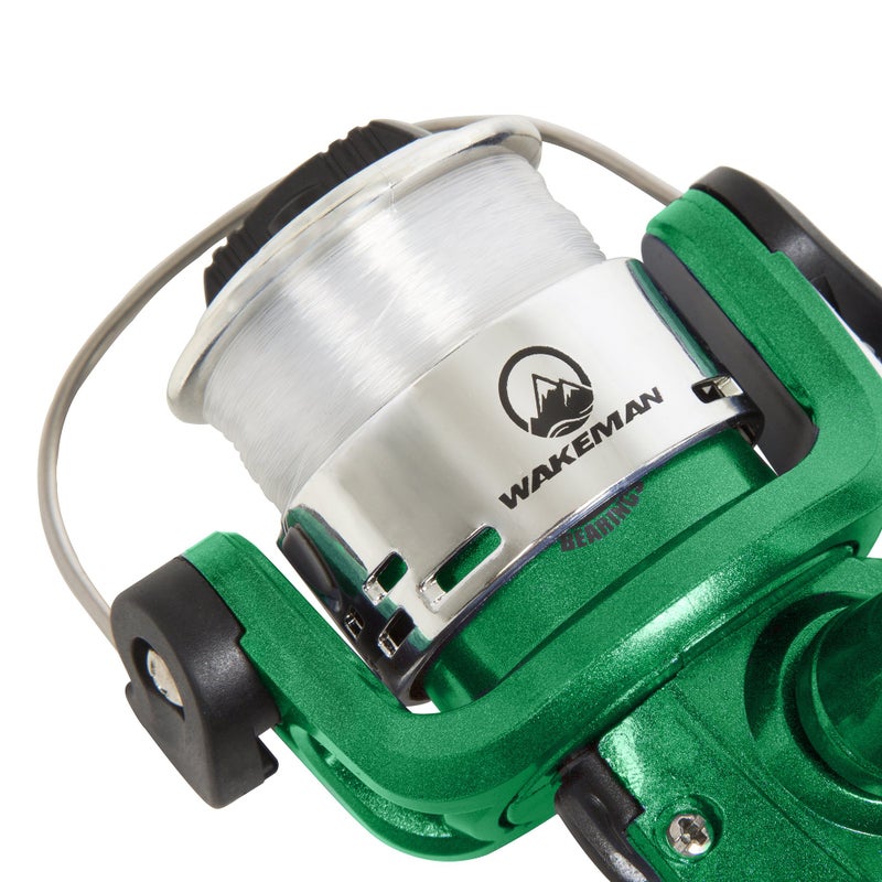 Wakeman Swarm Series Spinning Rod and Reel Combo - Blue Metallic, 20 - Image 3
